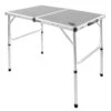 AKTIVE - Table De Camping Pliante, Réglable En 2 Hauteurs, 90x60x40/70 Cm, Gris 2 AKTIVE - Table De Camping Pliante, Réglable En 2 Hauteurs, 90x60x40/70 Cm, Gris -Plein Air Équipement Magasin aktive table de camping pliante reglable en 2 hauteurs 90x60x4070 cm gris