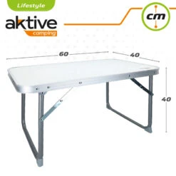 AKTIVE - Table Pliante . Table Basse Blanche En Aluminium - 40x60x40 Cm 10 AKTIVE - Table Pliante . Table Basse Blanche En Aluminium - 40x60x40 Cm -Plein Air Équipement Magasin aktive table pliante table basse blanche en aluminium 40x60x40 cm 3