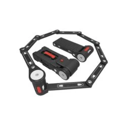 Antivol Articulé Pliant Avec Support - Noir - Zefal