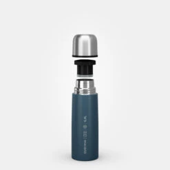 Quechua Bouteille Isotherme Inox 0,4L Avec Gobelet Pour La Randonnée - Bleu -Plein Air Équipement Magasin bouteille isotherme inox 04l avec gobelet pour la randonnee bleu 7