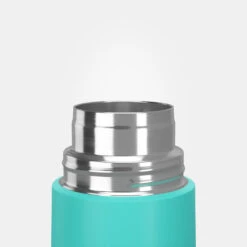 Quechua Bouteille Isotherme Inox 0,4L Avec Gobelet Pour La Randonnée - Turquoise -Plein Air Équipement Magasin bouteille isotherme inox 04l avec gobelet pour la randonnee turquoise 5