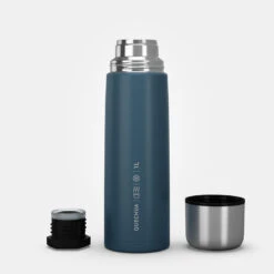 Quechua Bouteille Isotherme Inox 1L Avec Gobelet Pour La Randonnée - Bleu 12 Quechua Bouteille Isotherme Inox 1L Avec Gobelet Pour La Randonnée - Bleu -Plein Air Équipement Magasin bouteille isotherme inox 1l avec gobelet pour la randonnee bleu 1
