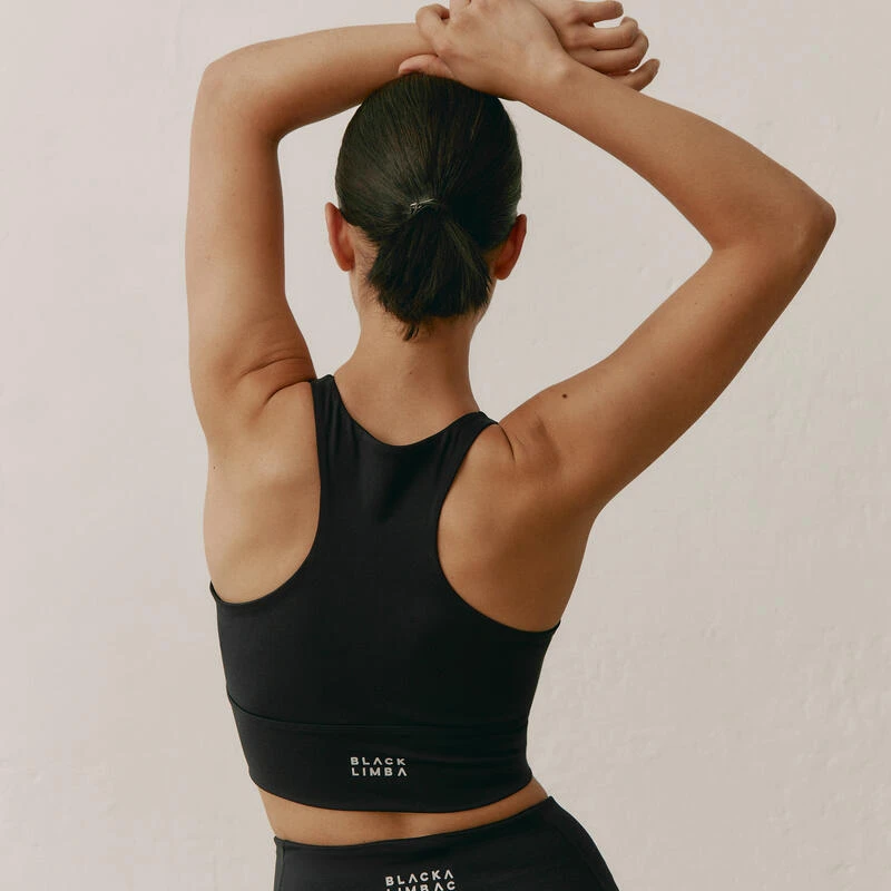 Brassière De Sport Diardi Maintien Supérieur Pour Femmes Black Limba 4 Brassière De Sport Diardi Maintien Supérieur Pour Femmes Black Limba – Image 2