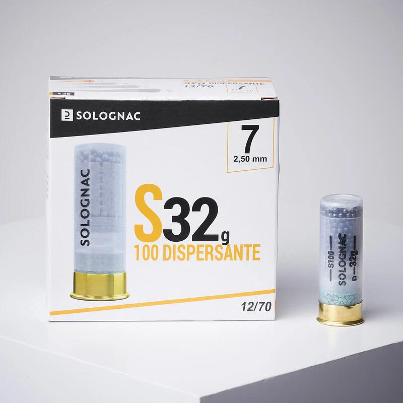 CARTOUCHE S100 32g DISPERSANTE CAL12/67 Pb N°7 X25 3 CARTOUCHE S100 32g DISPERSANTE CAL12/67 Pb N°7 X25