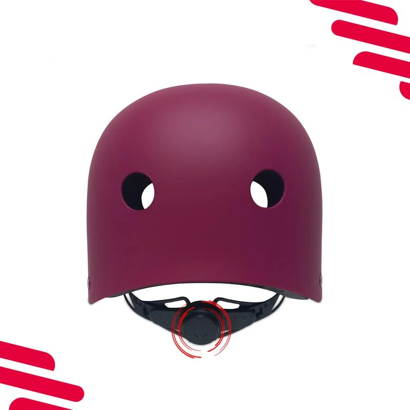 Casque De Cyclisme Pour Enfants - Rose Foncé Mat 6 Casque De Cyclisme Pour Enfants - Rose Foncé Mat – Image 4