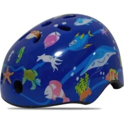 Casque De Vélo Enfant - Taille 48/55 Cm - Bleu