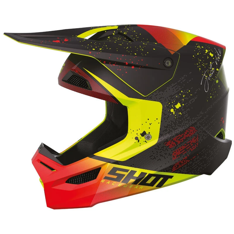 Casque Intégral Enfant Shot Furious Matrix Rouge 3 Casque Intégral Enfant Shot Furious Matrix Rouge