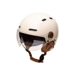 Casque Urbain Jet Cadence Crème Avec Visière