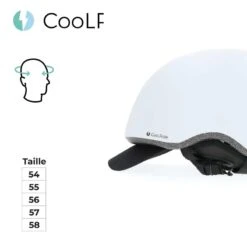 Casque Vélo Adulte 54-58 Cm Multisport Blanc Avec Casquette Amovible Intégrée -Plein Air Équipement Magasin casque velo adulte 54 58 cm multisport blanc avec casquette amovible integree 5