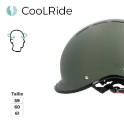 Casque Vélo Adulte 55-58 Cm Multisport Kaki Avec Visère Intégrée -Plein Air Équipement Magasin casque velo adulte 55 58 cm multisport kaki avec visere integree 5