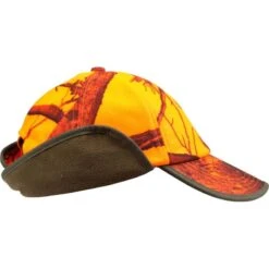 CASQUETTE CHASSE A RABAT CAMOUFLAGE ORANGE 15 CASQUETTE CHASSE A RABAT CAMOUFLAGE ORANGE -Plein Air Équipement Magasin casquette chasse a rabat camouflage orange 3