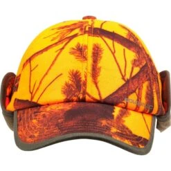 CASQUETTE CHASSE A RABAT CAMOUFLAGE ORANGE 16 CASQUETTE CHASSE A RABAT CAMOUFLAGE ORANGE -Plein Air Équipement Magasin casquette chasse a rabat camouflage orange 4