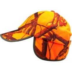 CASQUETTE CHASSE A RABAT CAMOUFLAGE ORANGE 18 CASQUETTE CHASSE A RABAT CAMOUFLAGE ORANGE -Plein Air Équipement Magasin casquette chasse a rabat camouflage orange 6