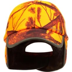 CASQUETTE CHASSE A RABAT CAMOUFLAGE ORANGE 20 CASQUETTE CHASSE A RABAT CAMOUFLAGE ORANGE -Plein Air Équipement Magasin casquette chasse a rabat camouflage orange 8