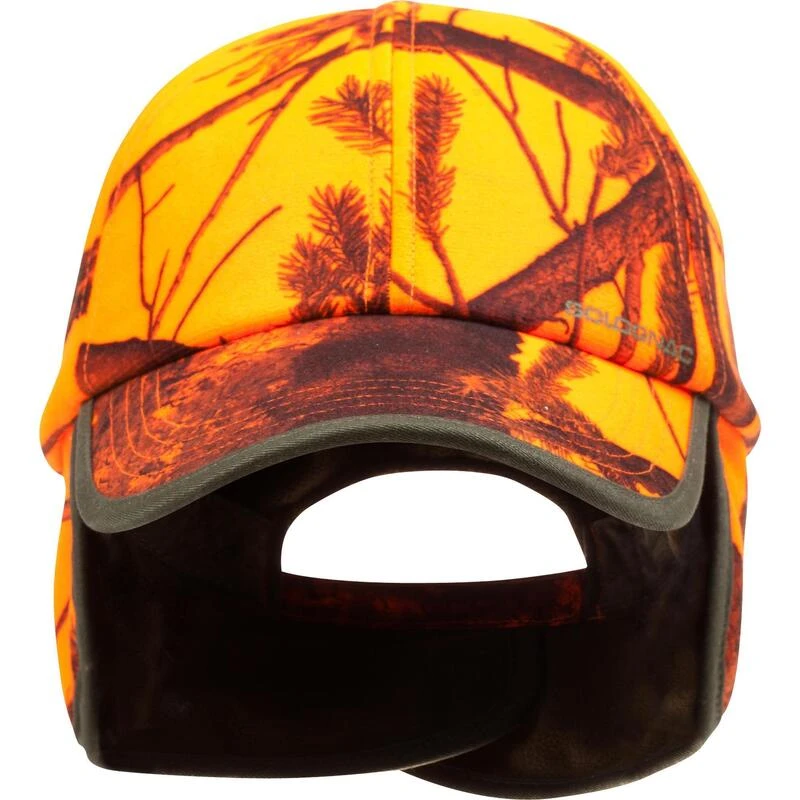 CASQUETTE CHASSE A RABAT CAMOUFLAGE ORANGE 11 CASQUETTE CHASSE A RABAT CAMOUFLAGE ORANGE – Image 9