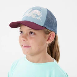 Quechua Casquette Trucker Bleue Enfant MH100 -Plein Air Équipement Magasin casquette trucker bleue enfant mh100 3