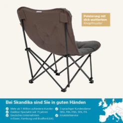 Chaise De Camping Pliante - Mala - Sac De Transport - Rembourrée - Max. 135 Kg -Plein Air Équipement Magasin chaise de camping pliante mala sac de transport rembourree max 135 kg 5