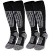 Chaussettes De Ski | 2 Paires Mi-bas Rembourrés | Femmes & Hommes | Noir 2 Chaussettes De Ski | 2 Paires Mi-bas Rembourrés | Femmes & Hommes | Noir -Plein Air Équipement Magasin chaussettes de ski 2 paires mi bas rembourres femmes and hommes noir