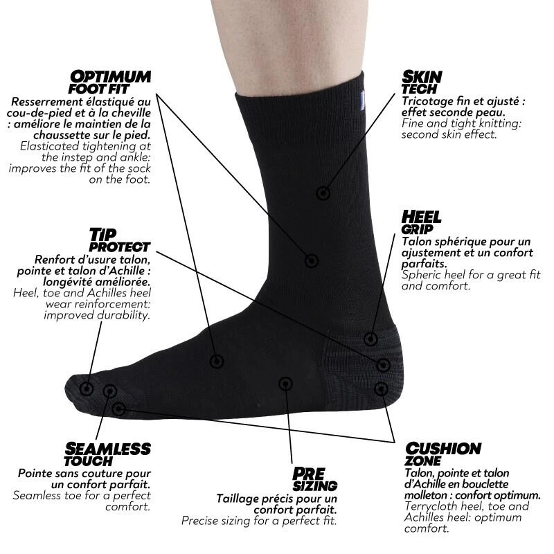 Monnet Chaussettes De Ville En Laine Mérinos Et Polyamide. 7 Monnet Chaussettes De Ville En Laine Mérinos Et Polyamide. – Image 5