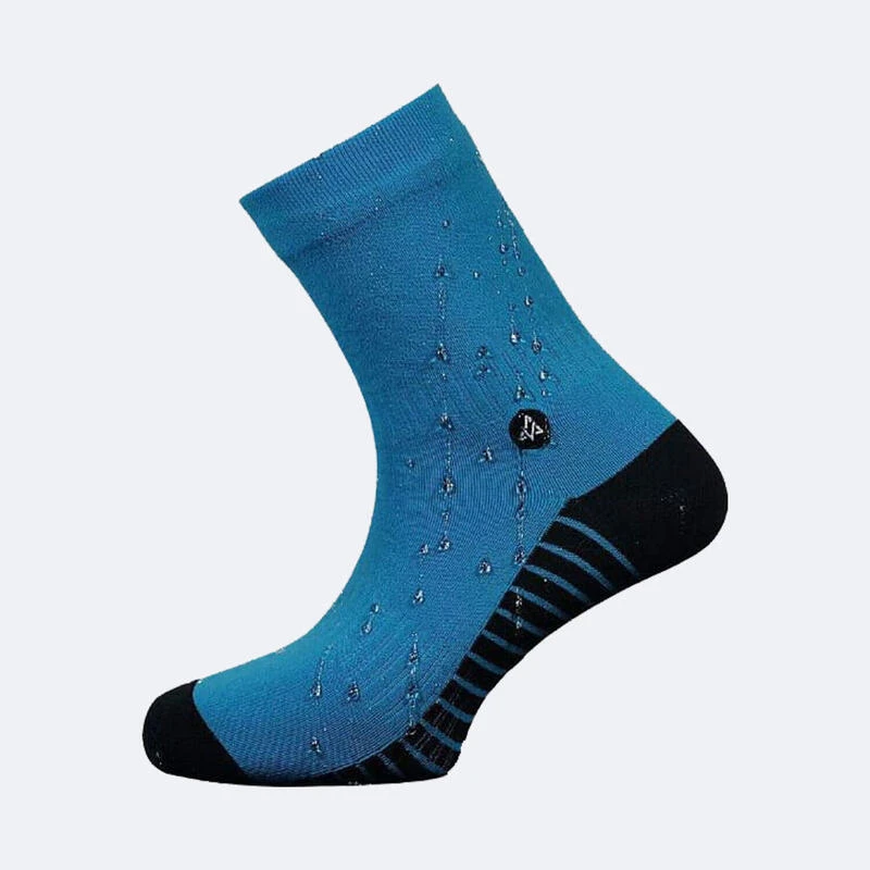 Chaussettes Imperméables TRAIL-DRY - Bleu - à Partir De Fibres De Bambou 3 Chaussettes Imperméables TRAIL-DRY - Bleu - à Partir De Fibres De Bambou