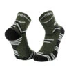 BV Sport Chaussettes TRAIL ULTRA Vert Kaki-noir -Plein Air Équipement Magasin chaussettes trail ultra vert kaki noir