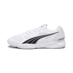 Chaussures De Handball Attacourt PUMA White Black Concrete Gray -Plein Air Équipement Magasin chaussures de handball attacourt puma white black concrete gray 4