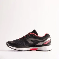CHAUSSURES DE RUNNING FEMME KIPRUN LONG2 NOIR ROSE -Plein Air Équipement Magasin chaussures de running femme kiprun long2 noir rose 2