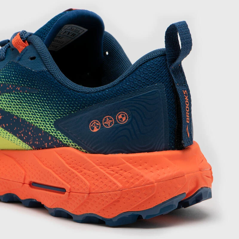 CHAUSSURES DE TRAIL RUNNING HOMME BROOKS CASCADIA 17 BLEU MARINE VERT 7 CHAUSSURES DE TRAIL RUNNING HOMME BROOKS CASCADIA 17 BLEU MARINE VERT – Image 5