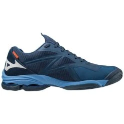 Mizuno Chaussures De Volley Homme Lightning Z7 Low - Bleu Foncé/Blanc