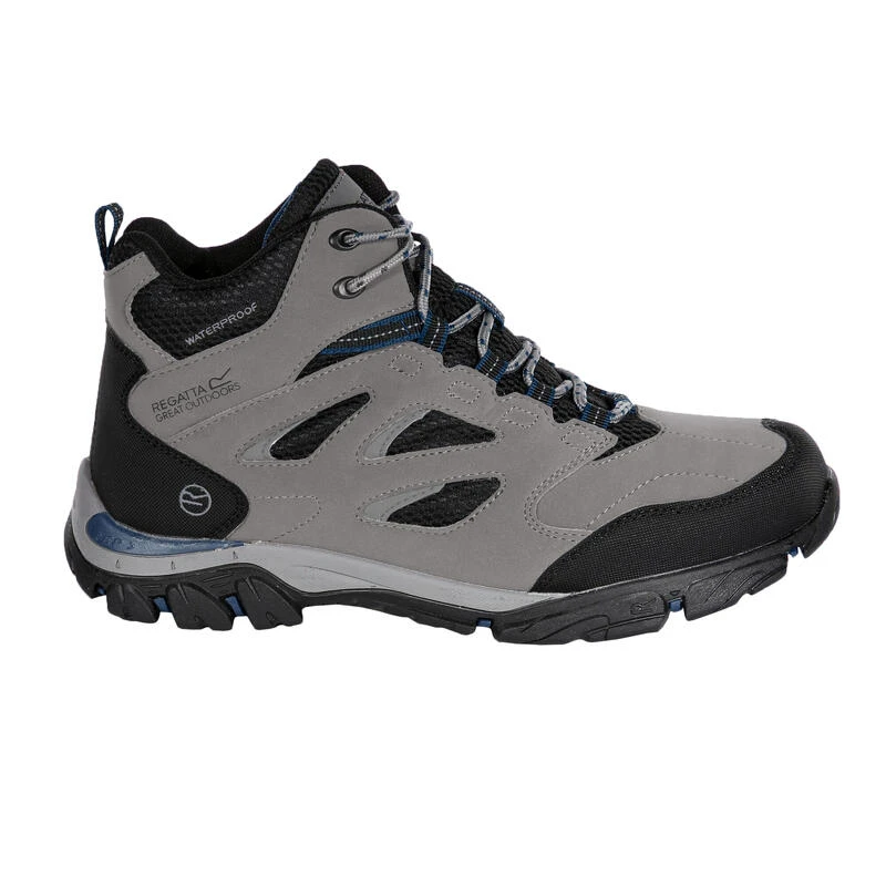 Regatta Chaussures Montantes De Randonnée HOLCOMBE Homme (Gris Foncé/rouge) 3 Regatta Chaussures Montantes De Randonnée HOLCOMBE Homme (Gris Foncé/rouge)