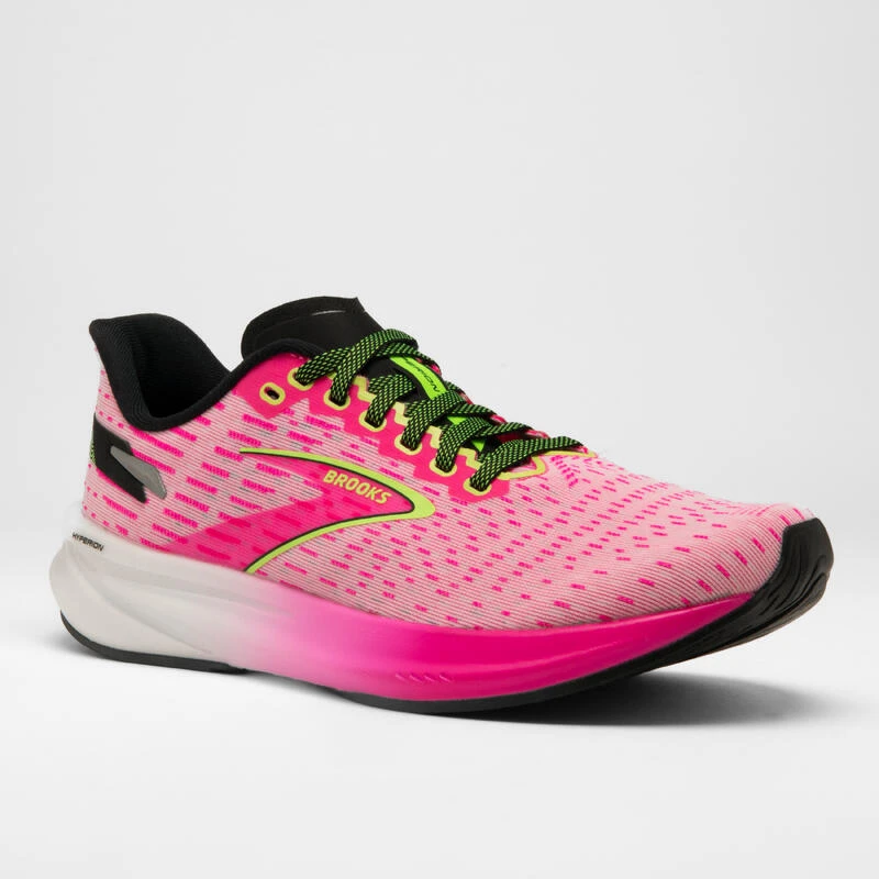 Chaussures Running Femme - Brooks Hyperion Tempo Rose 4 Chaussures Running Femme - Brooks Hyperion Tempo Rose – Image 2
