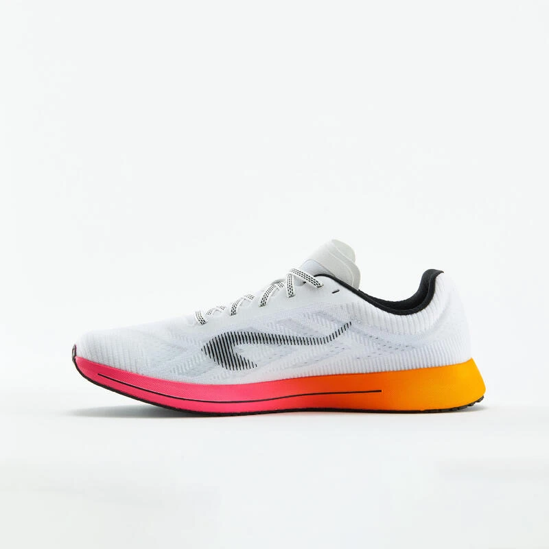 Chaussures Running Homme - KIPRUN KD800 Blanc Orange Rose 5 Chaussures Running Homme - KIPRUN KD800 Blanc Orange Rose – Image 3