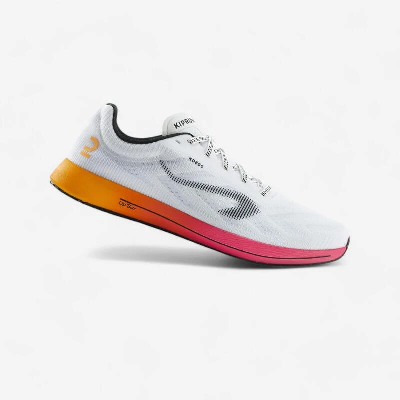 Chaussures Running Homme - KIPRUN KD800 Blanc Orange Rose 3 Chaussures Running Homme - KIPRUN KD800 Blanc Orange Rose