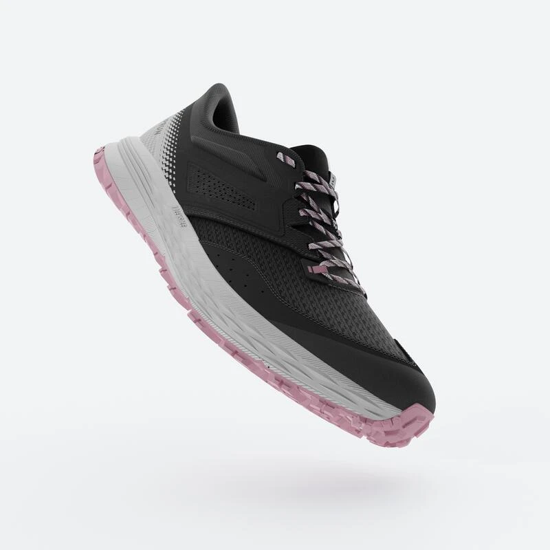 CHAUSSURES TRAIL RUNNING POUR FEMME TR2 Gris Carbone Bouton De Rose 4 CHAUSSURES TRAIL RUNNING POUR FEMME TR2 Gris Carbone Bouton De Rose – Image 2