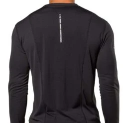 Nathan Chemise à Manches Longues Pour Hommes - Running - Rise NOIR -Plein Air Équipement Magasin chemise a manches longues pour hommes running rise noir 4