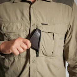 CHEMISE MANCHES LONGUES LEGERE ET RESPIRANTE 520 VERTE 16 CHEMISE MANCHES LONGUES LEGERE ET RESPIRANTE 520 VERTE -Plein Air Équipement Magasin chemise manches longues legere et respirante 520 verte 4