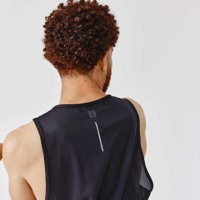 Kalenji Débardeur Running Respirant Homme - Dry Noir 8 Kalenji Débardeur Running Respirant Homme - Dry Noir – Image 6
