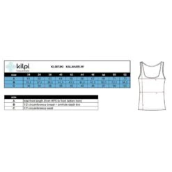 Débardeur Technique Femme Kilpi KALAHARI-W -Plein Air Équipement Magasin debardeur technique femme kilpi kalahari w 2