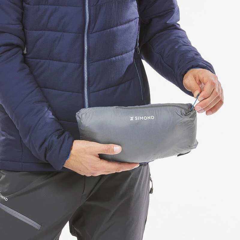 Simond Doudoune En Duvet D'alpinisme Homme - ALPINISM LIGHT Grise 12 Simond Doudoune En Duvet D'alpinisme Homme - ALPINISM LIGHT Grise – Image 10