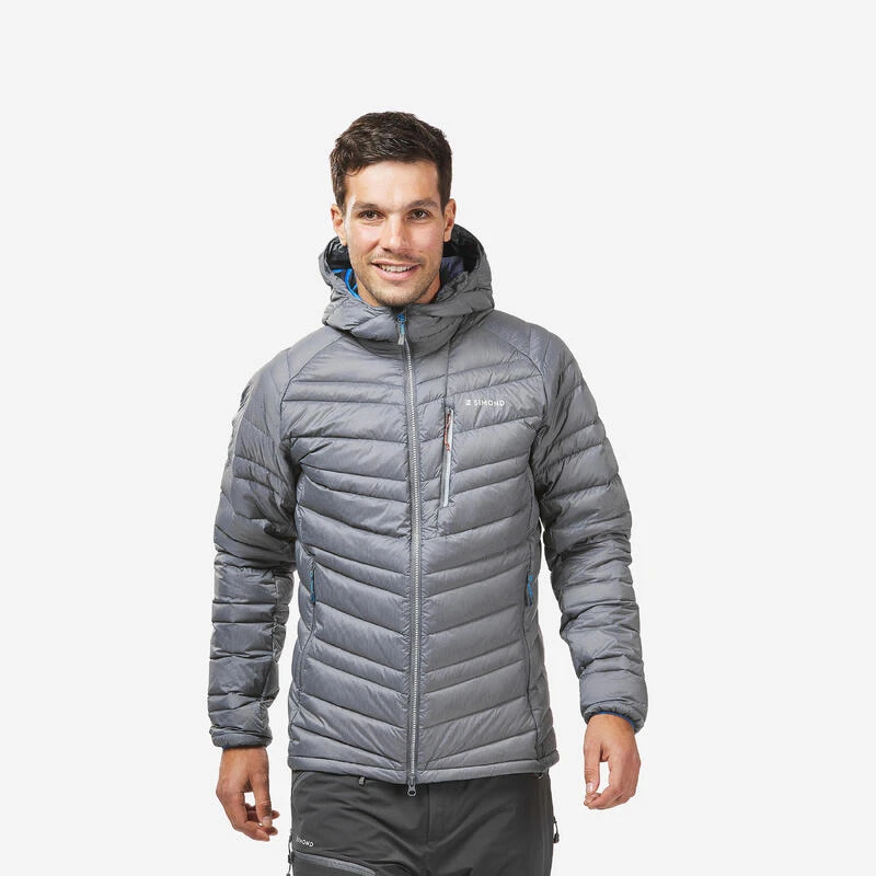 Simond Doudoune En Duvet D'alpinisme Homme - ALPINISM LIGHT Grise 3 Simond Doudoune En Duvet D'alpinisme Homme - ALPINISM LIGHT Grise