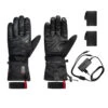 Gants De Ski Chauffants En Cuir EVO-3 Adulte