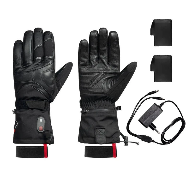 Gants De Ski Chauffants En Cuir EVO-3 Adulte 3 Gants De Ski Chauffants En Cuir EVO-3 Adulte
