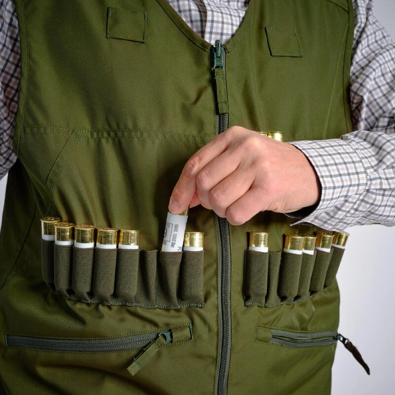 Gilet Chasse Réversible 500 Fluo/vert 6 Gilet Chasse Réversible 500 Fluo/vert – Image 4