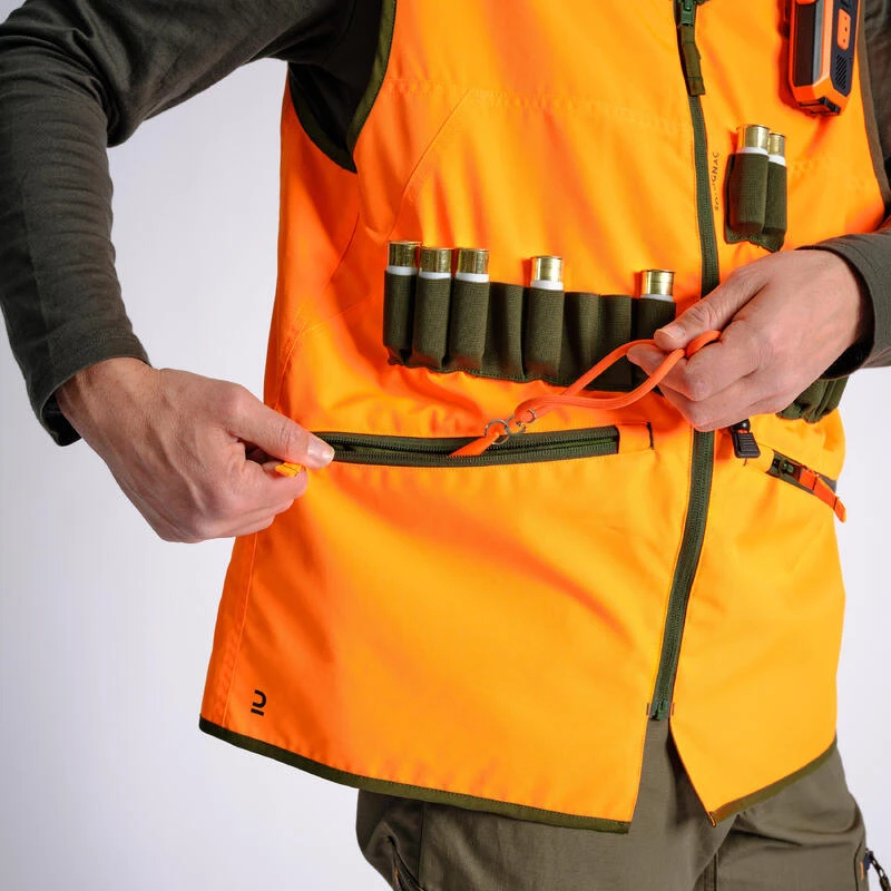 Gilet Chasse Réversible 500 Fluo/vert 12 Gilet Chasse Réversible 500 Fluo/vert – Image 10