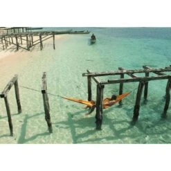 TICKET TO THE MOON Hamac TTTM Compact Jaune Foncé -Plein Air Équipement Magasin hamac tttm compact jaune fonce 3