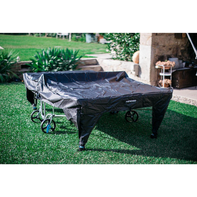 HOUSSE DE TABLE DE PING PONG POUR TABLE OUVERTE NOIRE 4 HOUSSE DE TABLE DE PING PONG POUR TABLE OUVERTE NOIRE – Image 2