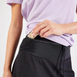 JUPE SHORT DE TRAIL RUNNING FEMME NOIR 16 JUPE SHORT DE TRAIL RUNNING FEMME NOIR -Plein Air Équipement Magasin jupe short de trail running femme noir 4