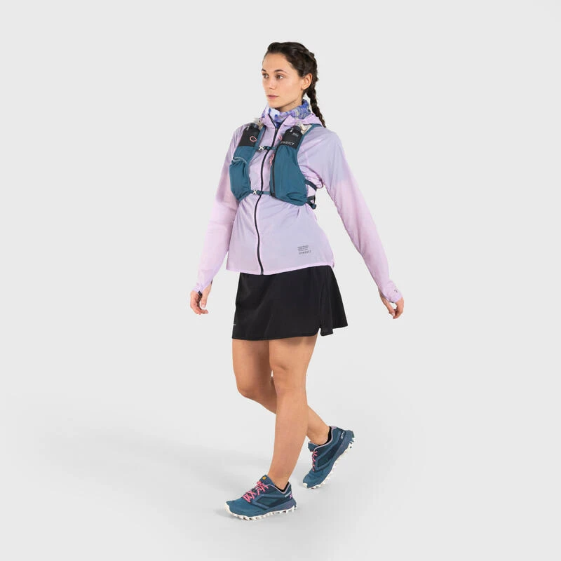 JUPE SHORT DE TRAIL RUNNING FEMME NOIR 11 JUPE SHORT DE TRAIL RUNNING FEMME NOIR – Image 9