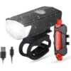 Kit D'éclairage LED Pour Vélo - Feu Avant Et Feu Arrière - 300 & 20 Lumens -Plein Air Équipement Magasin kit declairage led pour velo feu avant et feu arriere 300 and 20 lumens