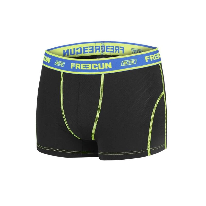 FREEGUN Lot De 4 Boxers Homme Aktiv Sport Fluo 6 FREEGUN Lot De 4 Boxers Homme Aktiv Sport Fluo – Image 4